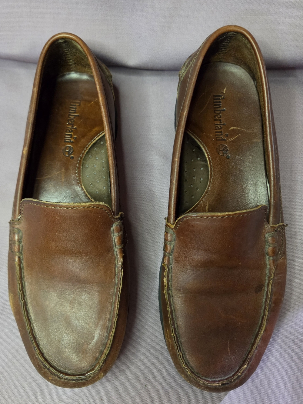 Timberland Mens Sz 8 Moccasin Toe Casual Loafers